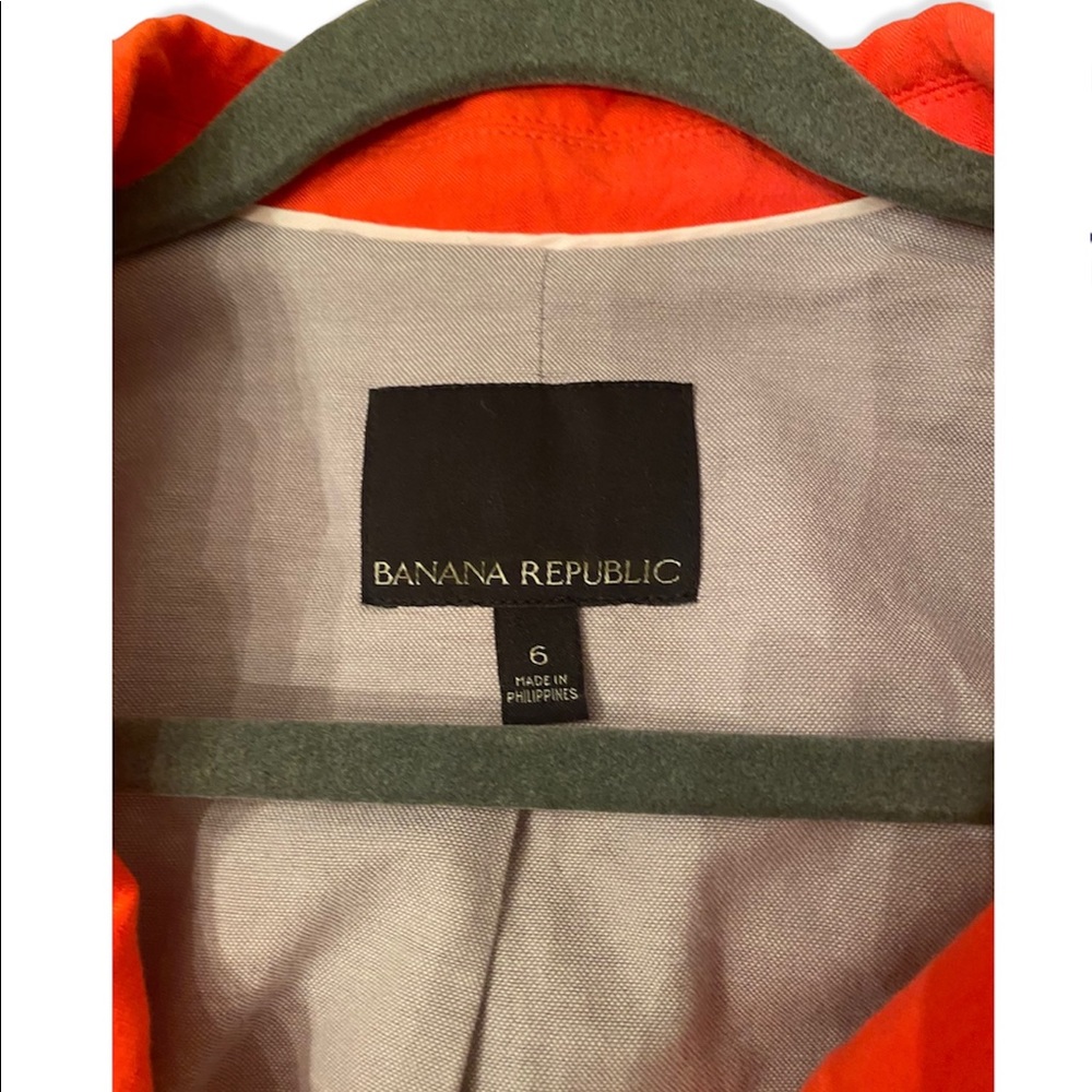 Banana Republic Women’s Coral blazer size 6 - Picture 3 of 10